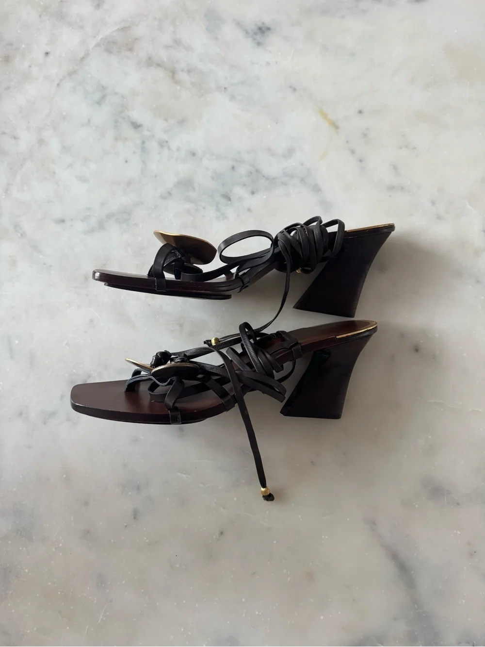 Tory Burch ankle wrap sandals